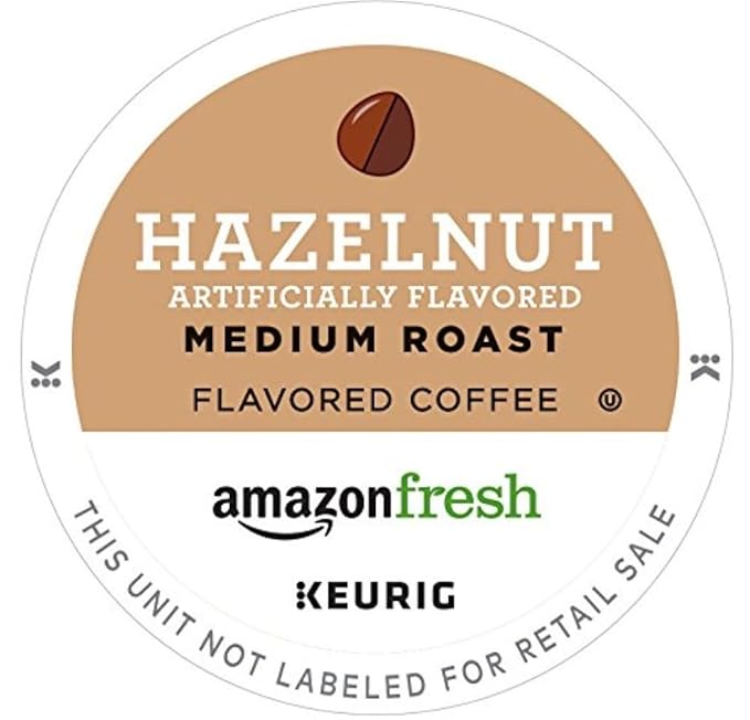 AmazonFresh 80 Ct. K-Cups Hazelnut Flavored Medium Roast Keurig K-Cup Brewer Compatible