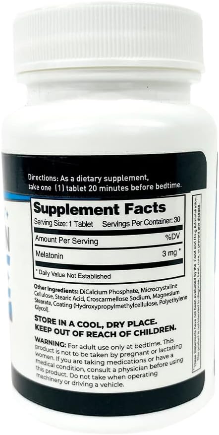 Melatonin Magic - High Grade Melatonin. Super Pure. Super Strong. Super Effective 3 mg - 5 Month Supply