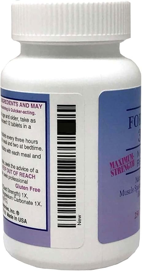 Dee CEE Labs Formula 303 Maximum Strength Tablets 90 Tablets All-Natural containing Magnesium for Sore Muscles Passion Flower and Valerian Root