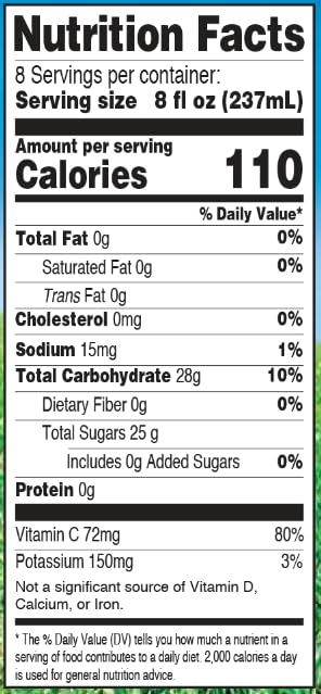 Langers 100% Juice with Vitamin C Apple Kiwi Strawberry 64 Fl Oz (Pack of 8)