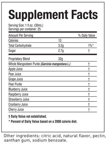 Xango Juice 2 Bottles Mangosteen Juice Made From the Whole Mangosteen Fruit
