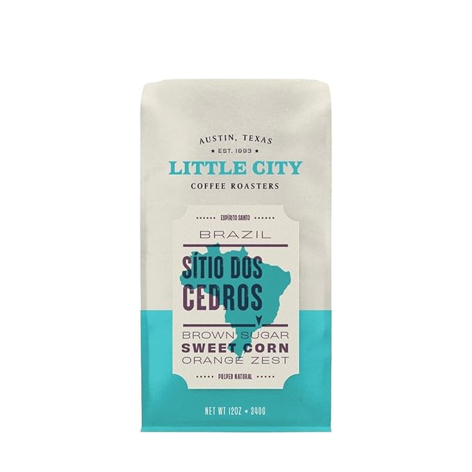 Brazil Sítio Dos Cedros - Roasted by Little City Coffee Roasters - Whole Bean Coffee - 5 Pound Bag