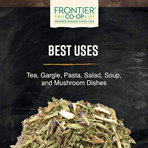 Frontier Co-op Organic Hyssop Herb 1lb Bulk Bag Cut and Sifted | 100% Natural Dried Leaves | Ideal for Hyssop Tea Soup Salads and More Kosher