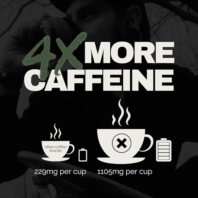 Black Insomnia Coffee - Ground - Extreme Caffeine Variety Bundle - The Strongest Coffee in the World - 1lb Each