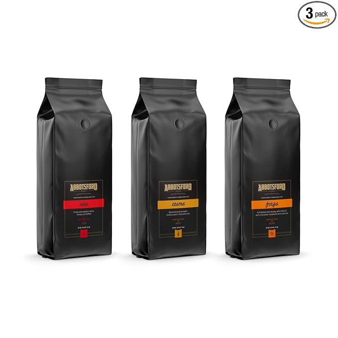 Medium Roast Coffee Sampler Variety Pack Ground Coffee Gourmet Espresso Specialty Coffee Includes Three 12oz Bags