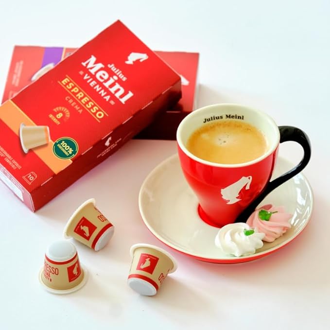 Julius Meinl: Espresso Crema 100% biodegradable 100 Capsules