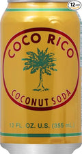 Coco Rico Coconut Soda (12 Pack Total of 144fl.oz)