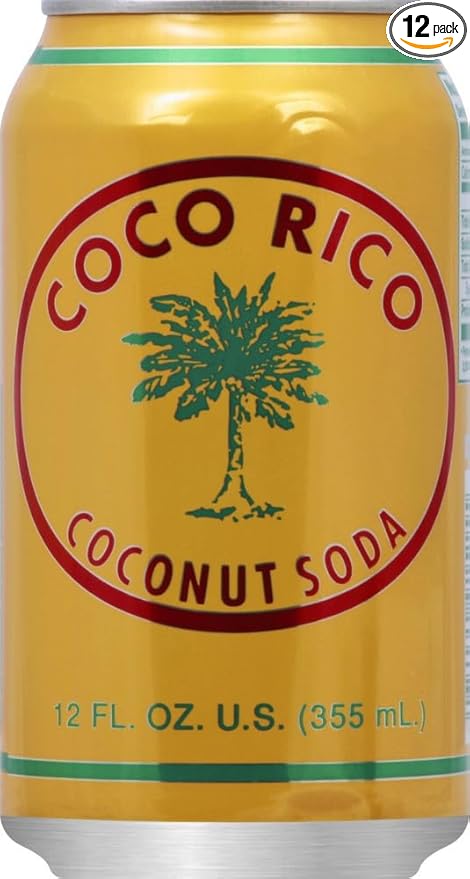 Coco Rico Coconut Soda (12 Pack Total of 144fl.oz)