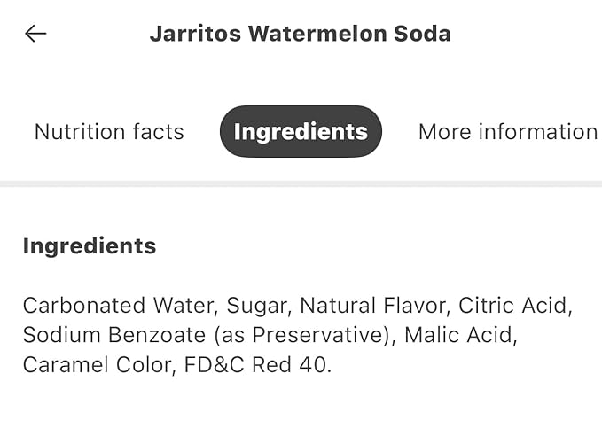 Jarritos Sandia | Watermelon Soda 12.5oz Glass Bottle Pack of 6