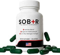 SOB+R Natural Drug Recovery Supplement | Alcohol Craving Blocker for Addiction Support | Restores Nutrients Boost Mental Clarity | Vegetarian Capsules - Therapist Formulated Made in USA | 30 Count