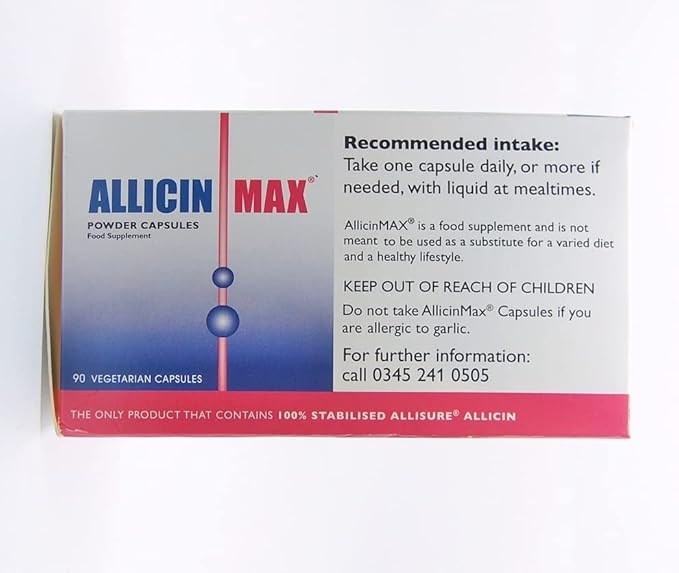Allicin Max 100% Pure Allicin 90vcaps (2 Pack)