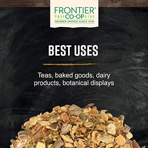 Frontier Co-op Cut and Sifted Wildcrafted Cascara Sagrada Bark 1lb - Aged Buckthorn Bark Bulk Wholesale Bag