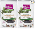Organic Decaffinated House Blend Ground Coffee (2 bags 10 oz. each)