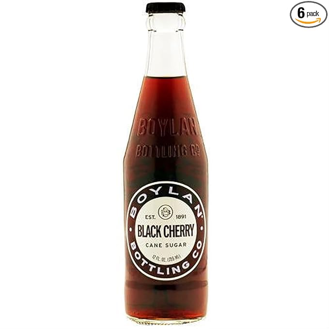 Boylan Soda Black Cherry 12.0 FO (Pack of 6)