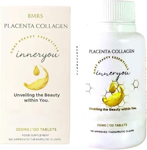 2 Bottles BMRS Beauty Essentials Inner You Placenta Collagen - 250mg 120 Tablets