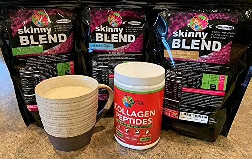 Skinny Jane Collagen Peptides Powder - Rejuvenates Skin - Healthy Hair and Nails -Supports Joints - Keto Friendly Zero Carbs - Unflavored - 35 Servings