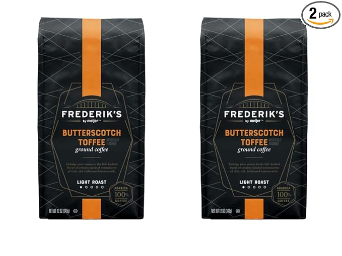 Pack of 2 Butterscotch Toffee Ground Coffee 12 oz
