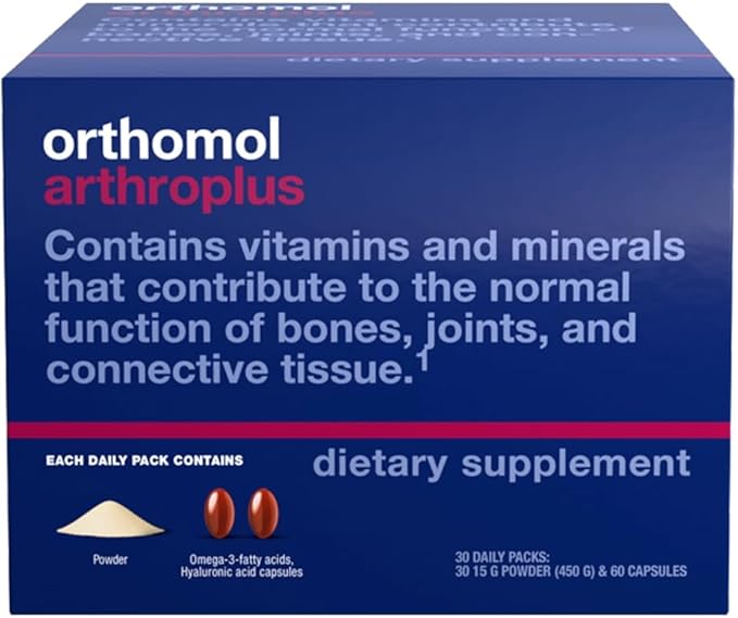 Orthomol Arthroplus 30-Day Supply Advanced Bone &amp Joint Health Supplement with Collagen Glucosamine &amp Chondroitin Advanced Version of Orthomol Osteo