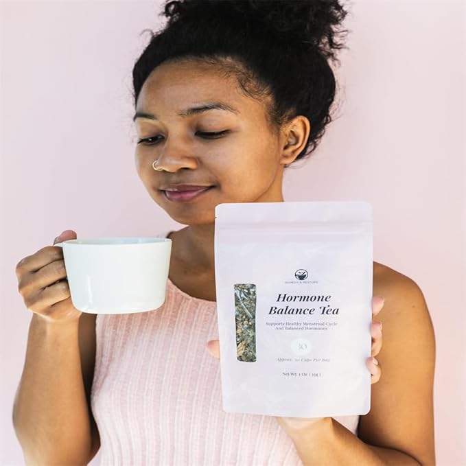 pistro Herbal Tea for Hormone Balance - Natural Organic Loose Leaf Tea for Women’s Wellness Herbal Hormone Tea (2pcs/70g)