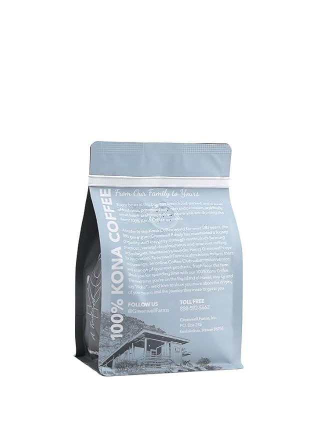 Greenwell Farms 100% Hawaiian Kona Coffee - Macadamia Nut Flavor Ground 8oz
