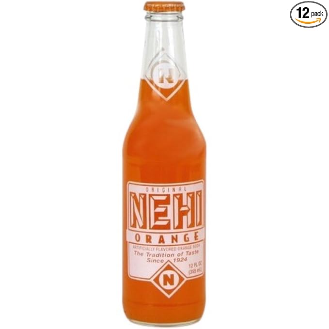 Nehi Orange Soda 12 Ounce (12 Glass Bottles)