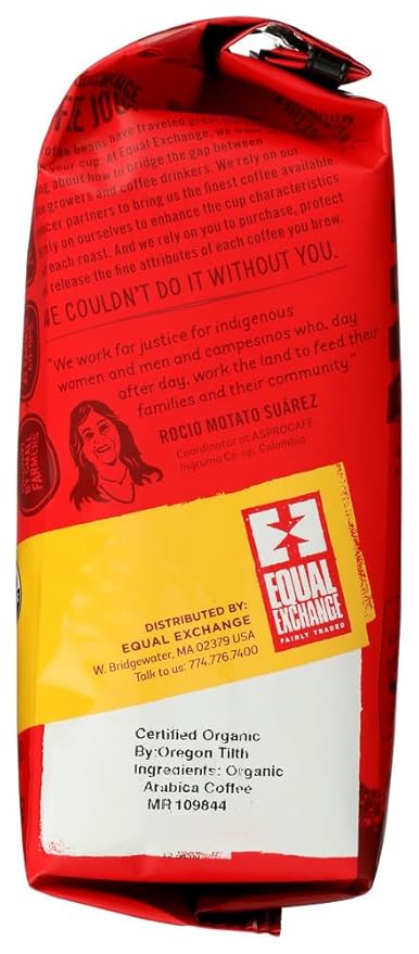 Equal Exchange Organic Drip Coffee - Colombian - Case of 6 - 12 oz.