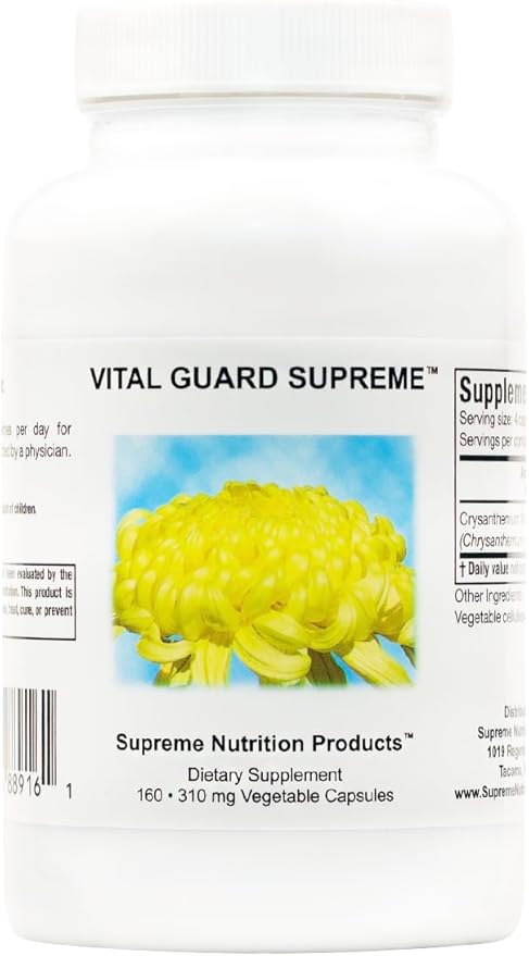 Supreme Nutrition Vital Guard Supreme 160 Pure Chrysanthemum Vegetarian Capsules