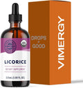 Vimergy Licorice – Promotes Digestive Function* – Benefits Respiratory Health* – USDA Certified Organic Vegan Gluten-Free – 115 mL (57 Servings)