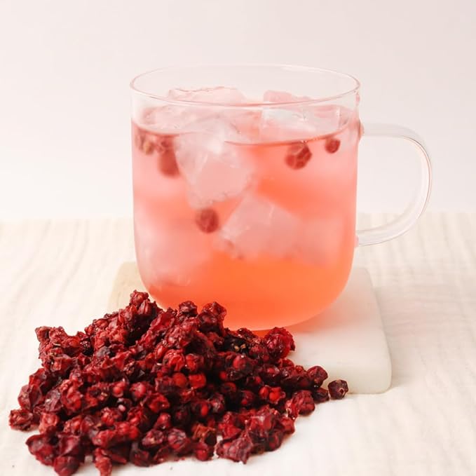 Organic Natural Pure Premium Schisandra BerrySchisandra BerryOmija Dried Bulk Herbs -1.1LB (500g)