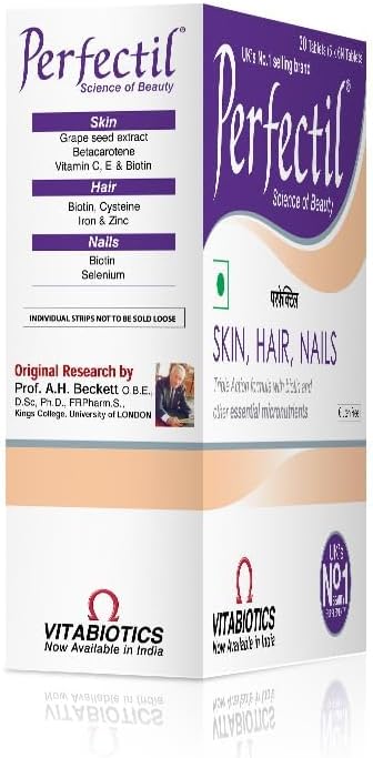Supplements for Hair Skin and Nails for Men &amp WomenPacked with Biotin and Grape Seed Extract for Radiant and Younger-Looking Skin Stronger Nails | 30 Tablets (Pack of 3)