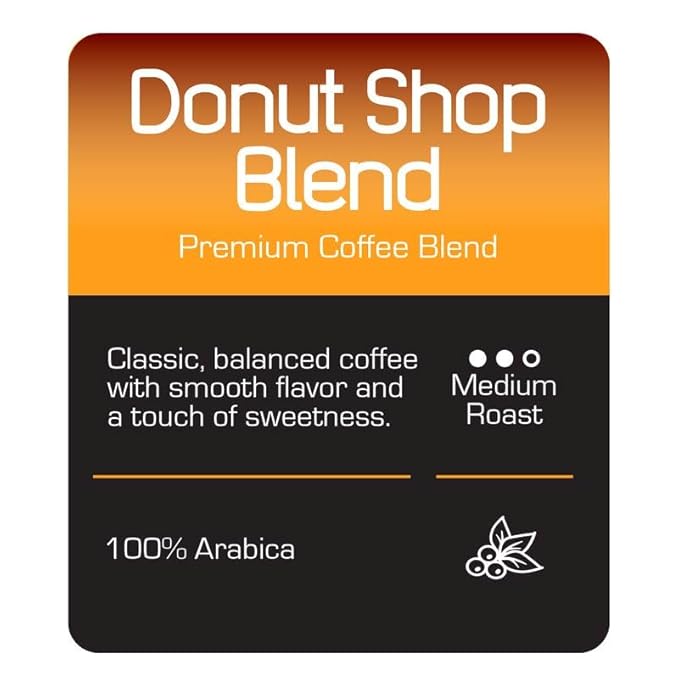 Roast Ridge Single Serve Coffee Pods for K-Cup Brewers Medium Roast Donut Shop 60 Count