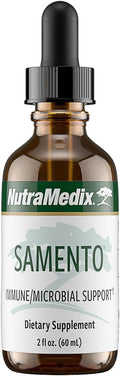 NutraMedix Samento Cat's Claw Tincture - Cat's Claw Immune Support Supplement for Brain Antioxidant Cardiovascular &amp Microbial Support - Bioavailable Herbal Supplements from Nature (2oz / 60ml)