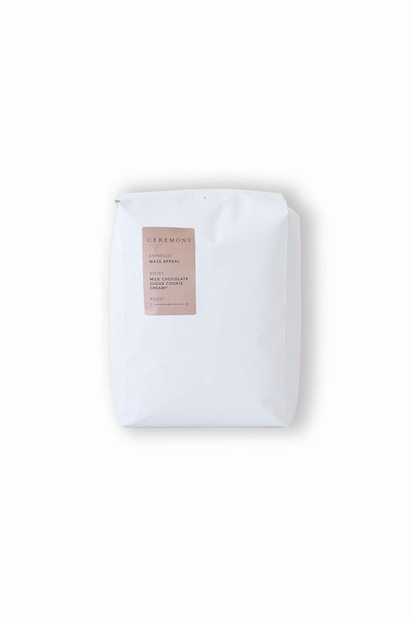 Ceremony Coffee Roasters - Mass Appeal House Espresso Blend - Specialty Whole Bean or Ground Coffee- 2lb Bag (Drip - Medium Grind)