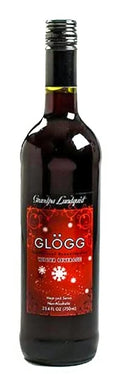 Grandpa Lundquist Glogg Winter Beverage 25.4Floz Bottles (Original Glogg Winter Beverage) (4 pack)