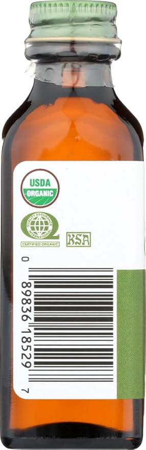 Simply Organic Orange Flavor Certified Organic | 2 Fl Oz (Pack of 6)