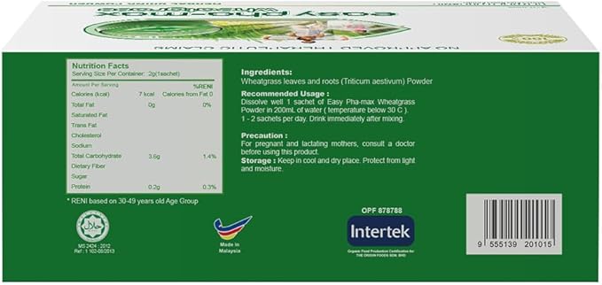 Organic Wheatgrass Powder – 100% Whole Plant with Leaves &amp Roots | Cold-Processed for Nutrient Retention 100+ Vitamins Amino Acids &amp Enzymes | Non-GMO &amp Soil-Free | 66 Travel-Ready Sache