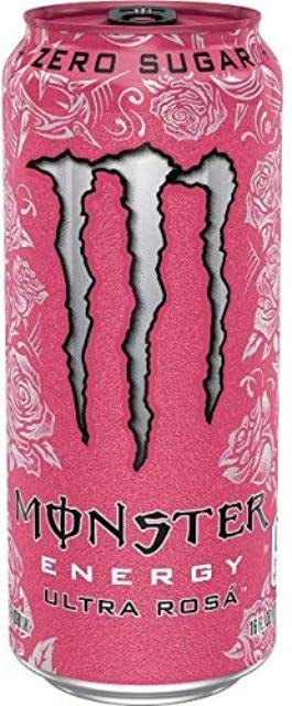 Monster Energy Drink Variety -Low Calorie Pack - 16 ounce (Pack of 12) + Stinger Energy Chews