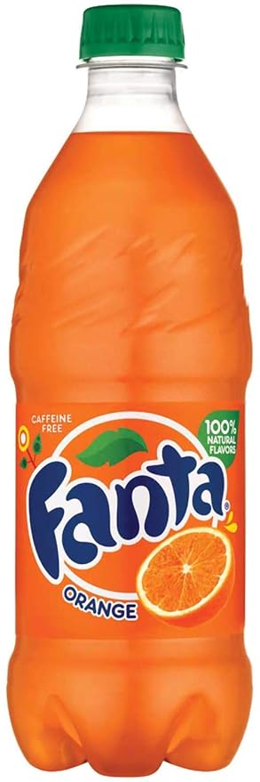 Fanta Orange Soda 20 Fl Oz Bottle (Pack of 16 Total of 320 Fl Oz)