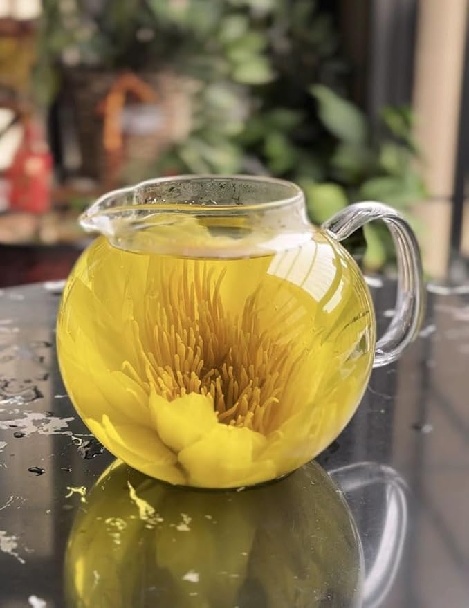 Premium Perfume Lotus Dried Natural Flowers Tea Whole Flower | Non GMO Caffeine-free | 1oz(28g)