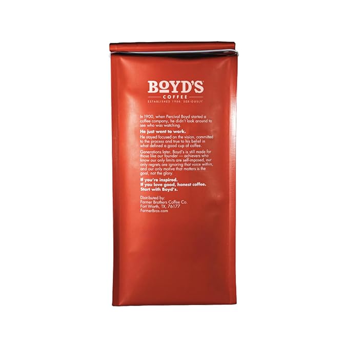 Boyd's Coffee French No. 6 Coffee –Ground Dark Roast– Blended from 100% Arabica – Rich &amp Full-Flavored – 12 oz.
