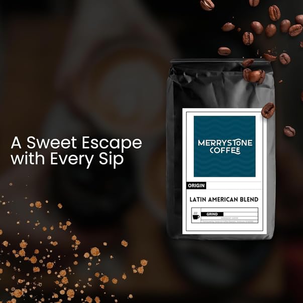 Merrystone Latin American Blend Smooth Medium Roast Roasted to Order 2 Lb Standard Grind
