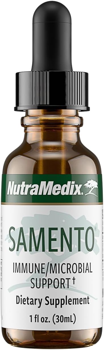 NutraMedix Samento Cat's Claw Tincture - Cat's Claw Tick Immune Support Supplement for Brain Antioxidant Cardiovascular &amp Microbial Support - Bioavailable Herbal Supplements from Nature (1oz / 3