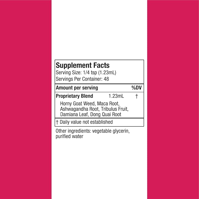 Rejuvica Activated Female Libido Booster Drops for Women | Maca Horny Goat Weed Damiana &amp Ashwagandha | Supports Desire Intimacy &amp Overall Wellness | 1+ Month Supply