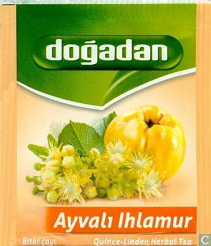 Dogadan Ayvalı Ihlamur (Quince-Linden Herbal Tea) 20 Tea Bags Pack of 3
