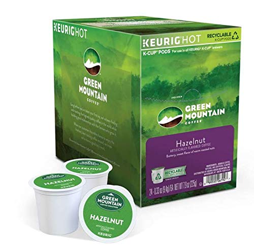 Green Mountain Coffee Hazelnut K-Cups For Keurig Brewers 24-Count Boxes (Pack of 2)