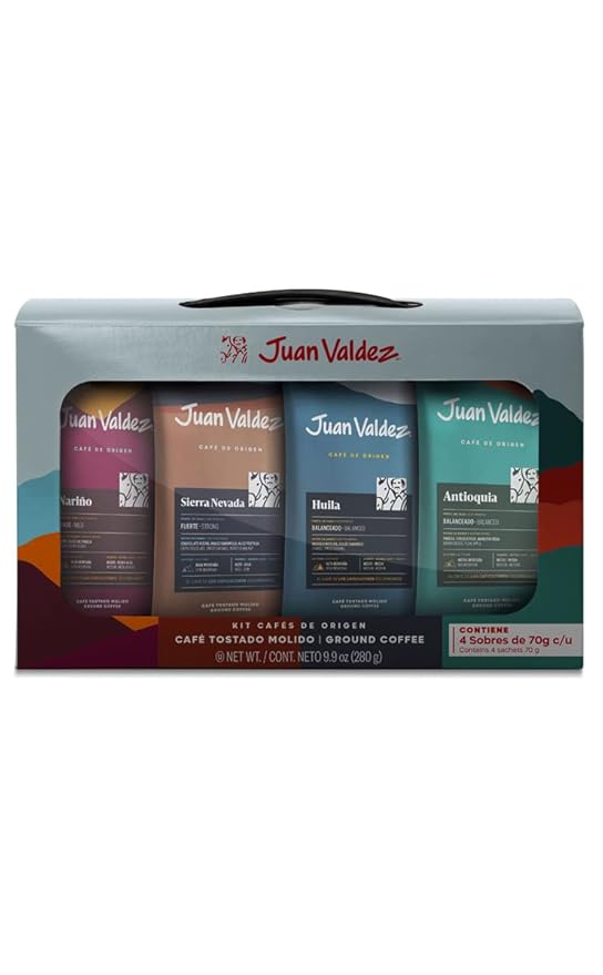 Juan Valdez Coffee of Origin Colombian Ground Coffee - Kit x 4 Sachets 280 g