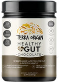TERRA ORIGIN Healthy Gut Chocolate | 30-Servings with L-Glutamine Zinc Glucosamine Slippery Elm Bark Marshmallow Root and More!