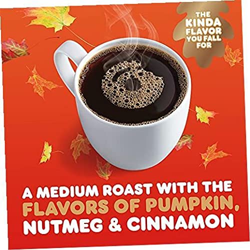 Dunkin' Donuts Coffee Pumpkin Spice Flavored Coffee K Cup Pods for Keurig Coffee Makers 88 Count