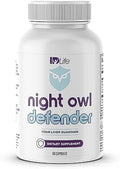 IDLife - Night Owl Defender - Milk Thistle &amp Curcuminoids for Liver Support Defense Against Daily Buildup &amp Nighttime Wellness Boost - 60 Capsules