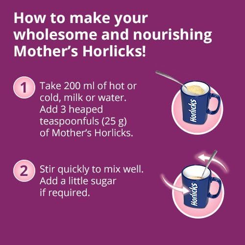 Mother's Horlicks Health and Nutrition Drink - 450 g Refill Pack (Vanilla Flavor)